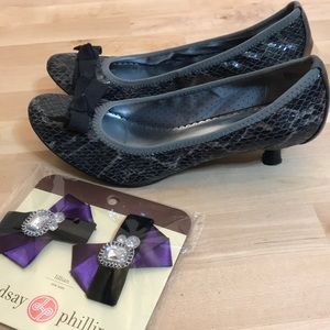 Lindsay Phillips Kitten heels sz 10